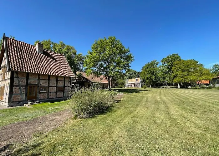 Restaurierter Speicher Auf Resthof