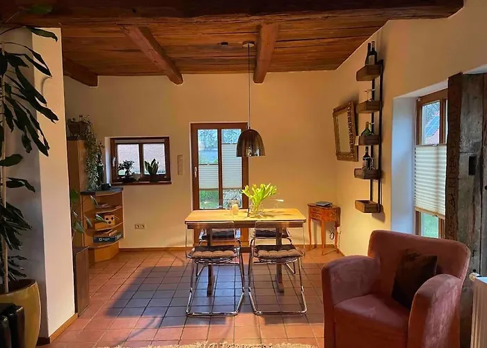 Restaurierter Speicher Auf Resthof