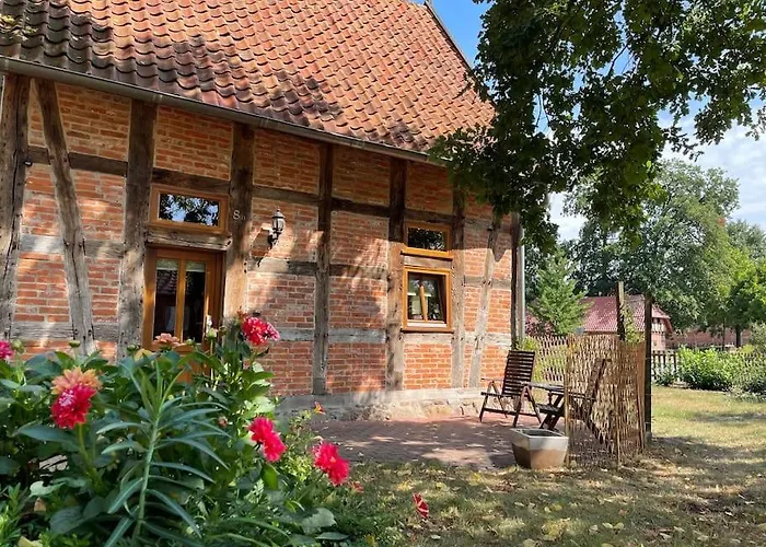Restaurierter Speicher Auf Resthof