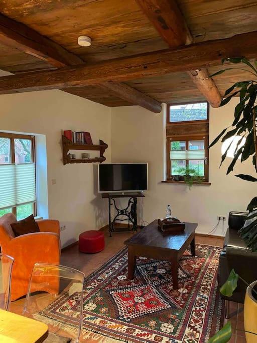 Restaurierter Speicher Auf Resthof *
